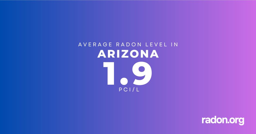 Average Radon Level In Arizona