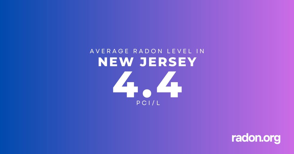 Average Radon Level In New Jersey