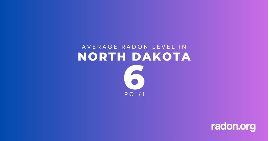 Average Radon Level In North Dakota